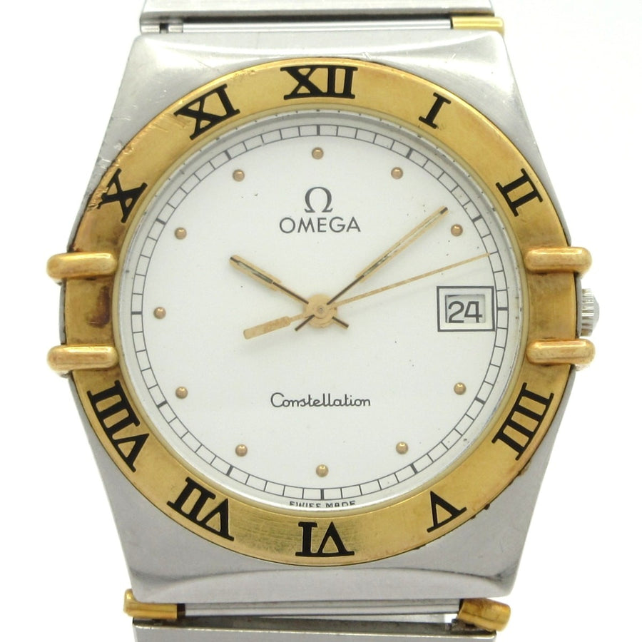 Omega Constellation White Men's Wrist