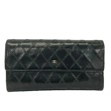 Chanel Bicolore Black Lambskin Long
