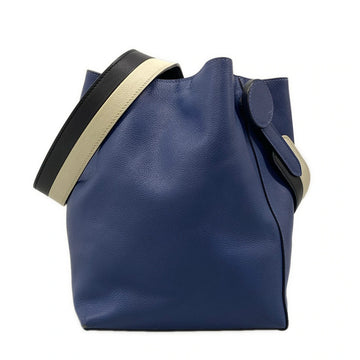 Hermes Ricole 17 Blue Veau Evercolor C