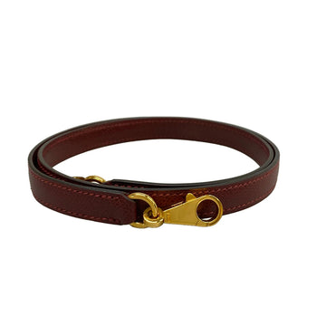 Hermes Bordeaux Leather 17