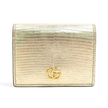 Gucci Gg Marmont Bifold Wallet Gold