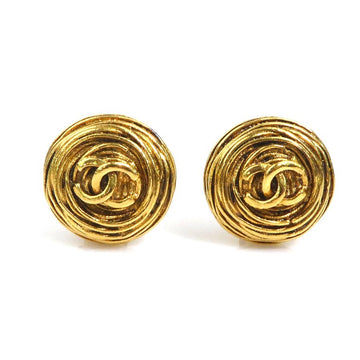 Chanel Vintage Cc Logo Earrings