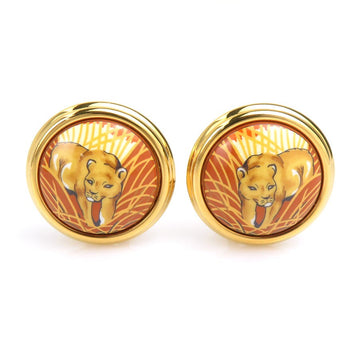 Hermes Cloisonne Earrings