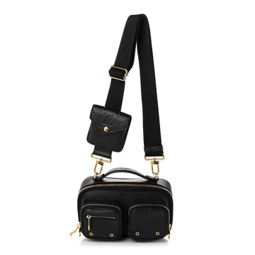 Louis Vuitton Calfskin Embossed Utility