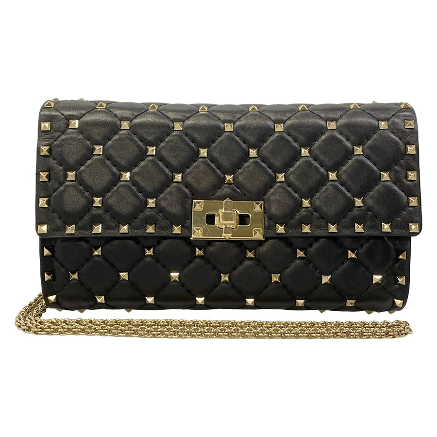 Valentinogaravani Black Leather Shoulder