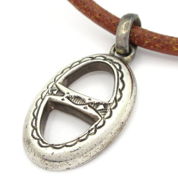 Hermes Tuareg Silver Brown Leather