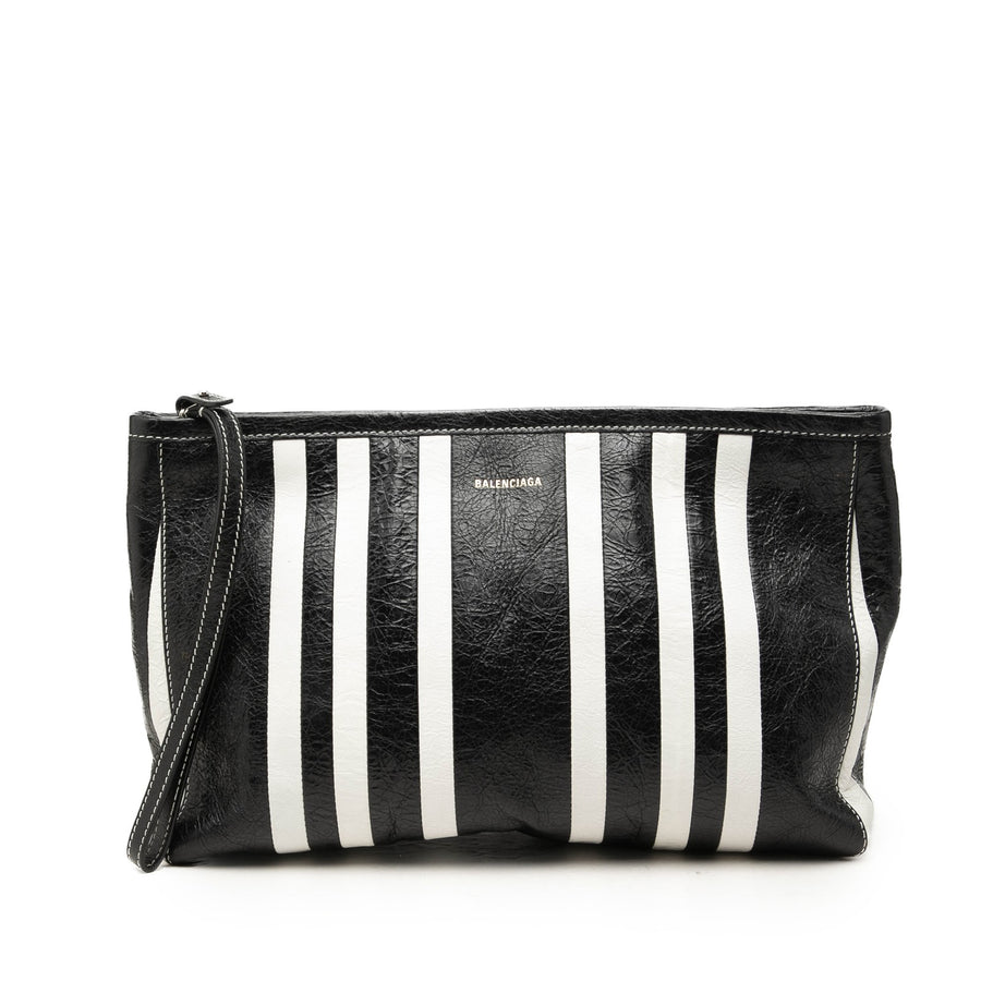 Balenciaga Small Lambskin Barbes Striped