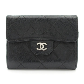 Chanel Matelasse Black Calfskin Coin