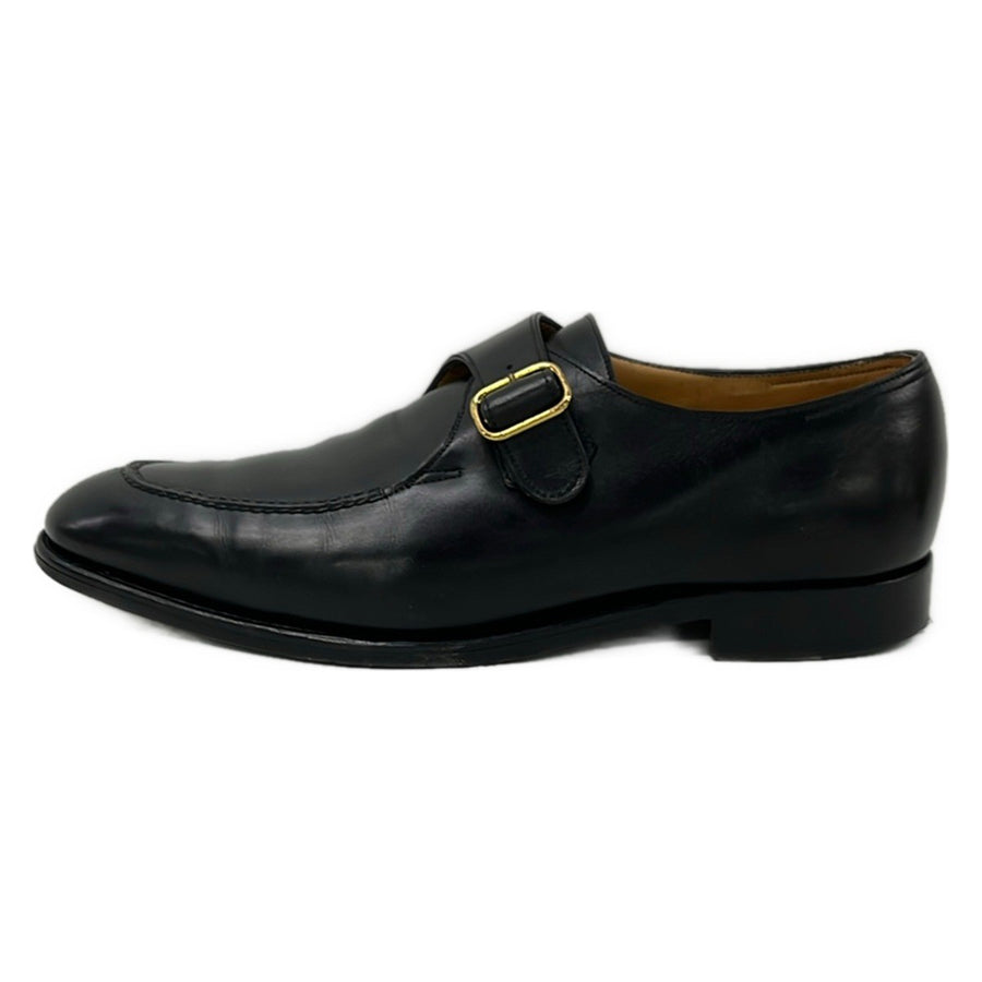 Johnlobb Black Leather Men's Shoes