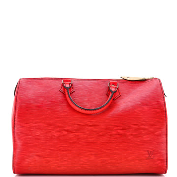 Louis Vuitton Speedy Handbag Epi Leather