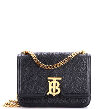 Burberry Tb Flap Chain Bag Embossed