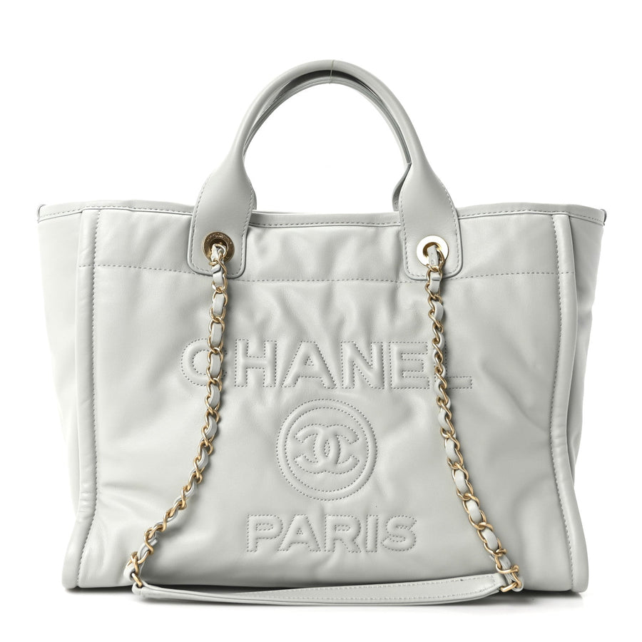 Chanel Calfskin Small Deauville Tote