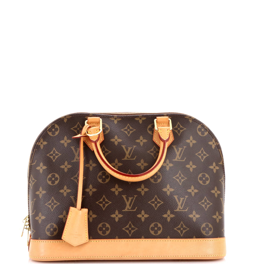 Louis Vuitton Alma Handbag Canvas Pm
