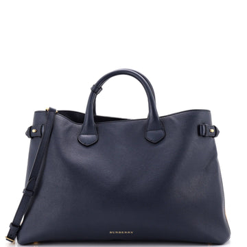 Burberry Banner Tote Leather And House