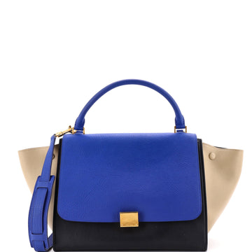 Celine Tricolor Trapeze Bag Leather
