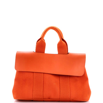 Hermes Valparaiso Bag Toile And Leather