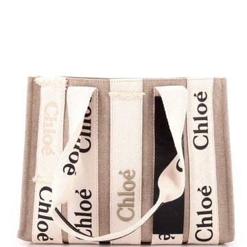 Chloe Woody Convertible Tote Linen With