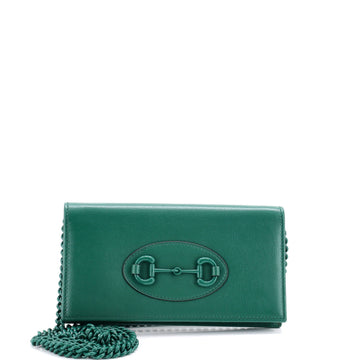 Gucci Horsebit Chain Wallet Leather