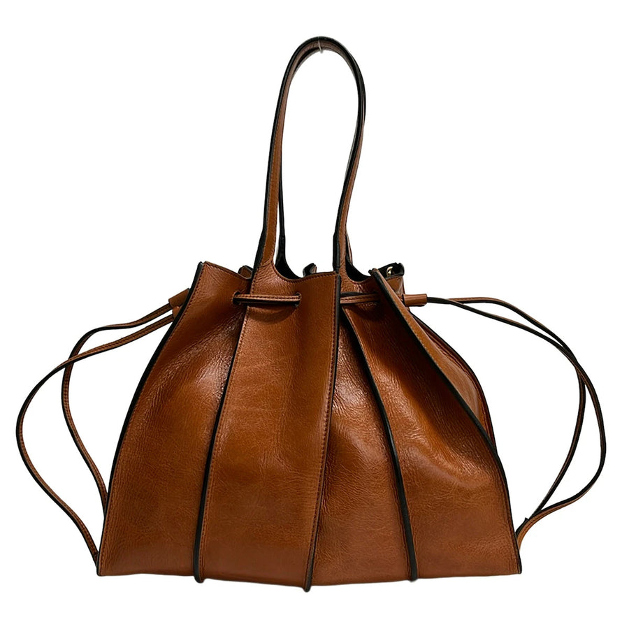 Tod's Brown Leather Tote Bag