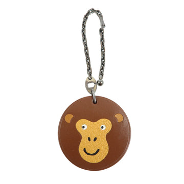 Hermes Leather Bag Charm Key Holder