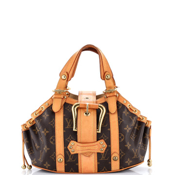 Louis Vuitton Theda Handbag Canvas Gm