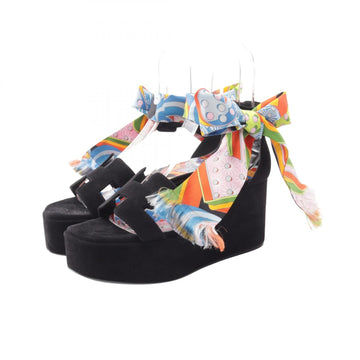 Hermes Eole Platform Sandals Heels Shoes
