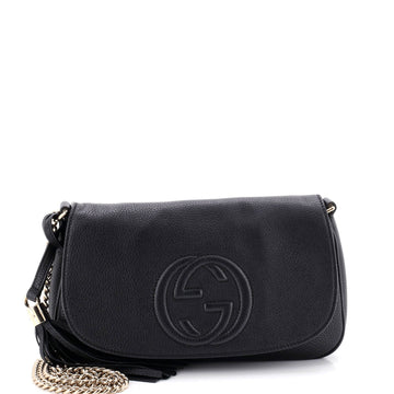 Gucci Soho Chain Crossbody Bag Leather