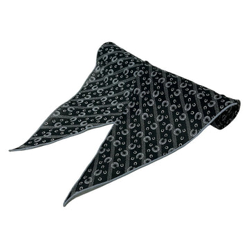 Hermes Losange Black Gray White Cotton