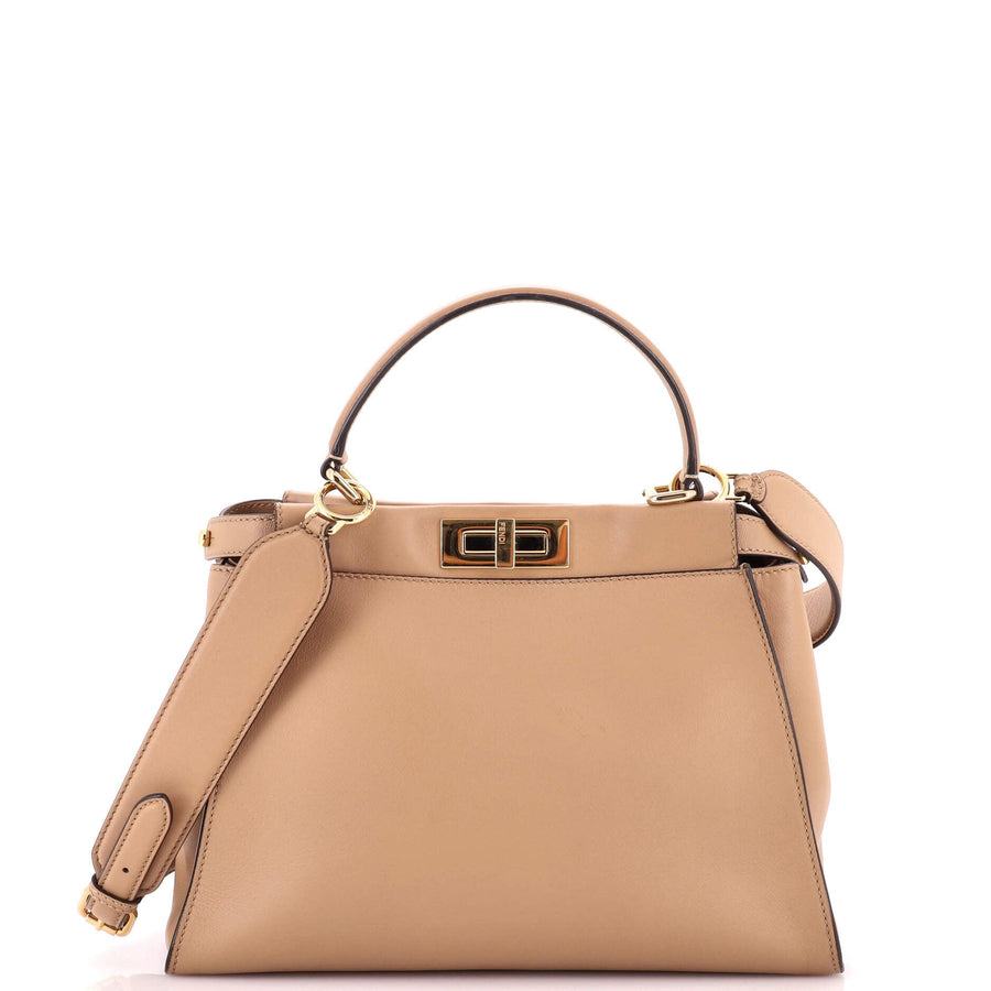 Fendi Peekaboo Iconic Bag Leather With