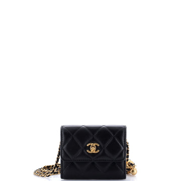 Chanel Pearl Crush Card Holder With