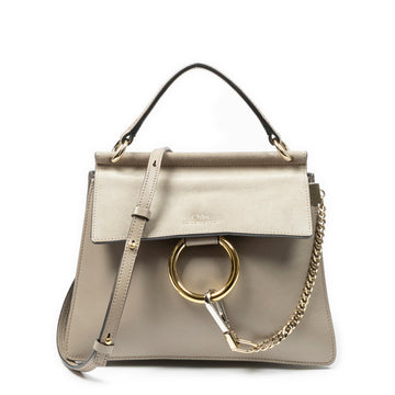 Chloe Faye Top Handle Bag Leather Small