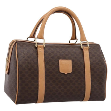 Celine Boston Bag Triomphe Coated Canvas