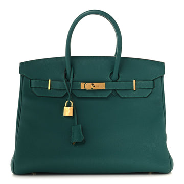 Hermes Togo Birkin 35 Malachite
