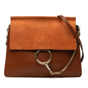 Chloe Faye Shoulder Bag Leather And