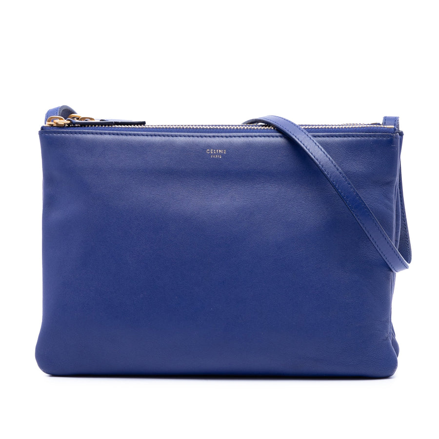 Celine Trio Crossbody Bag Leather Large
