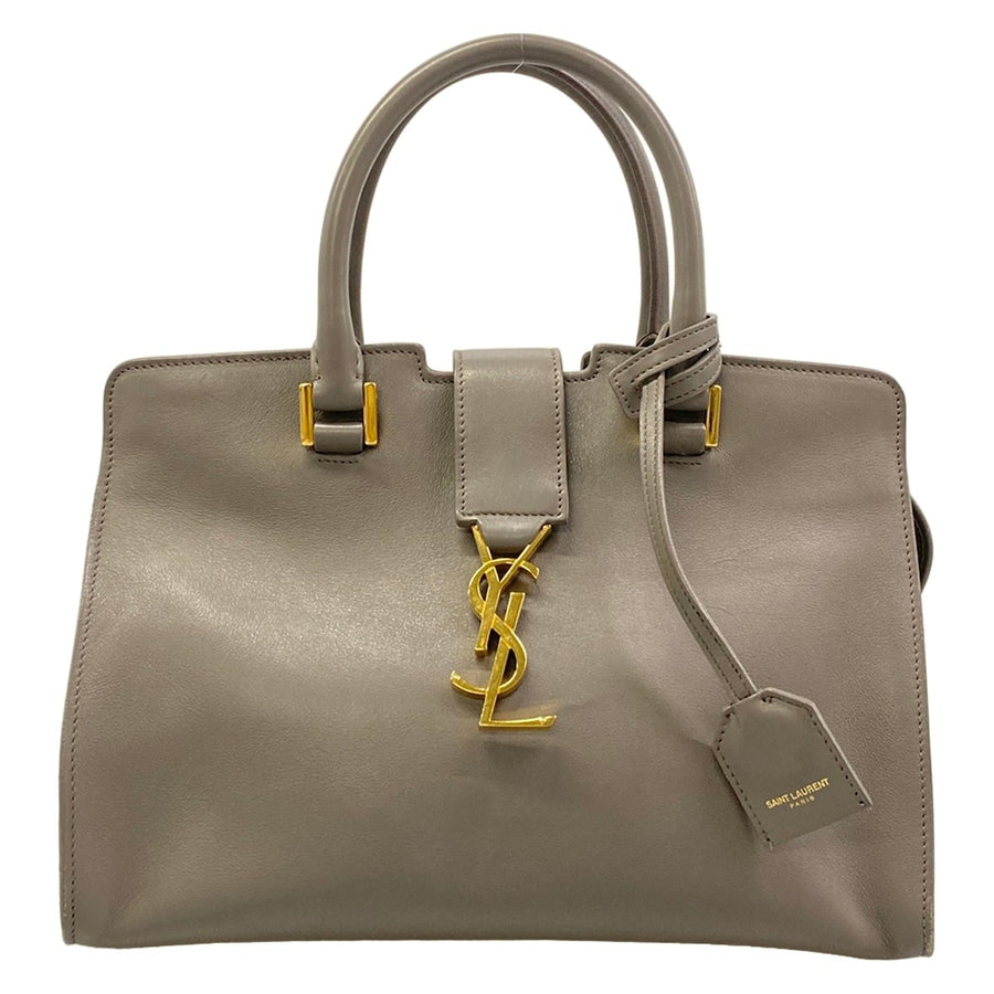 Saint Laurent Paris Baby Cabas Gray