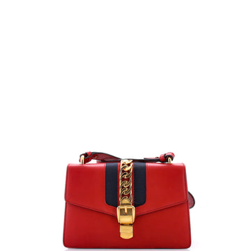 Gucci Sylvie Shoulder Bag Leather Small