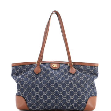 Gucci Ophidia Shopping Tote Gg Denim
