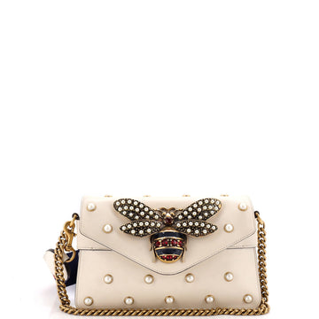 Gucci Broadway Pearly Bee Shoulder Bag