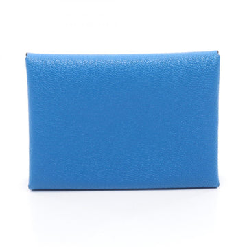 Hermes Calvi Duo Coin Wallet W Chevre