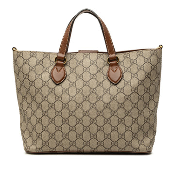 Gucci Small Gg Supreme Satchel Pre-Loved