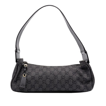 Gucci Gg Denim Shoulder Bag Pre-Loved