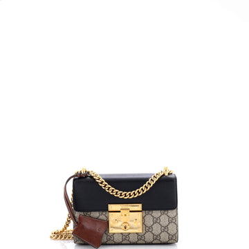 Gucci Padlock Shoulder Bag Gg Coated