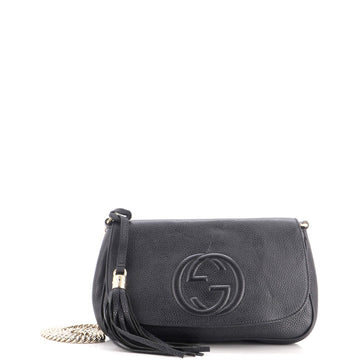 Gucci Soho Chain Crossbody Bag Leather