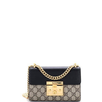 Gucci Padlock Shoulder Bag Gg Coated
