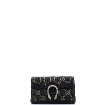 Gucci Dionysus Bag Gg Denim Super Mini