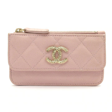 Chanel Matelasse Pink Grained Calfskin