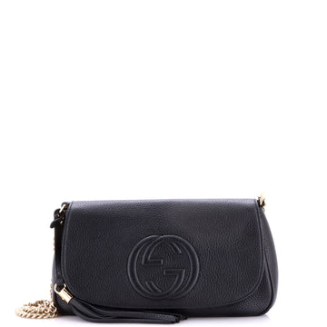 Gucci Soho Chain Crossbody Bag Leather