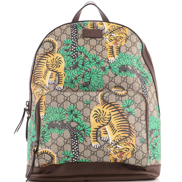Gucci Zip Pocket Backpack Bengal Print