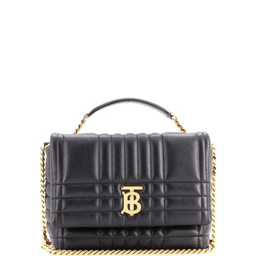 Burberry Lola Satchel Quilted Lambskin